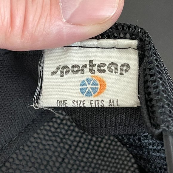 Vintage US Navy Foam Mesh Trucker Hat On Sportcap Tag, Made In Taiwan R.O.C - Picture 5 of 6